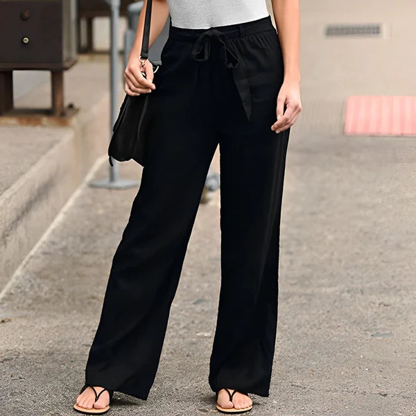 Pantalon taille haute confortable