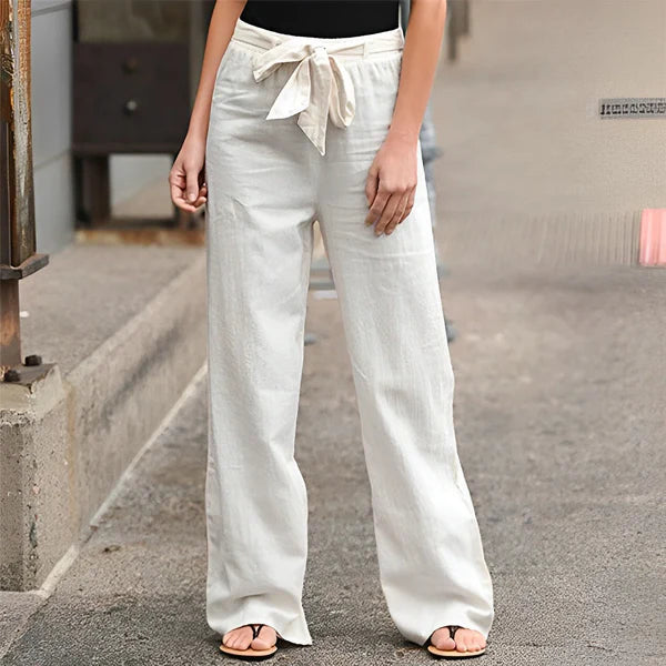 Pantalon taille haute confortable