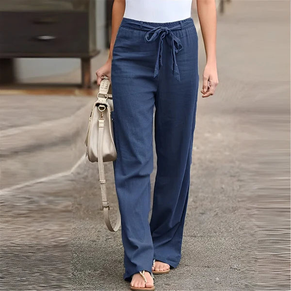 Pantalon taille haute confortable