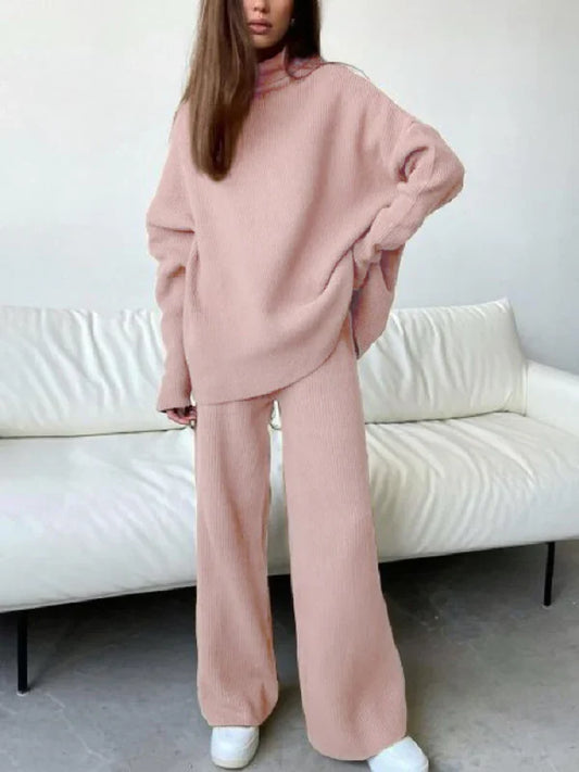 Ensemble pull oversize et pantalon large