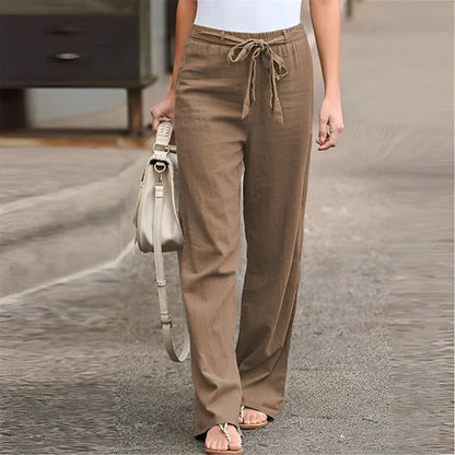 Pantalon taille haute confortable